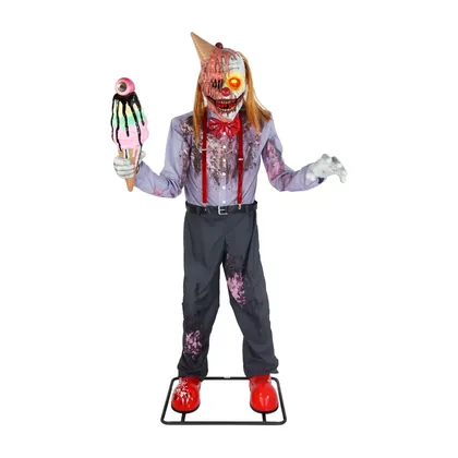 Ghostface Animatronic, studio packshot on white